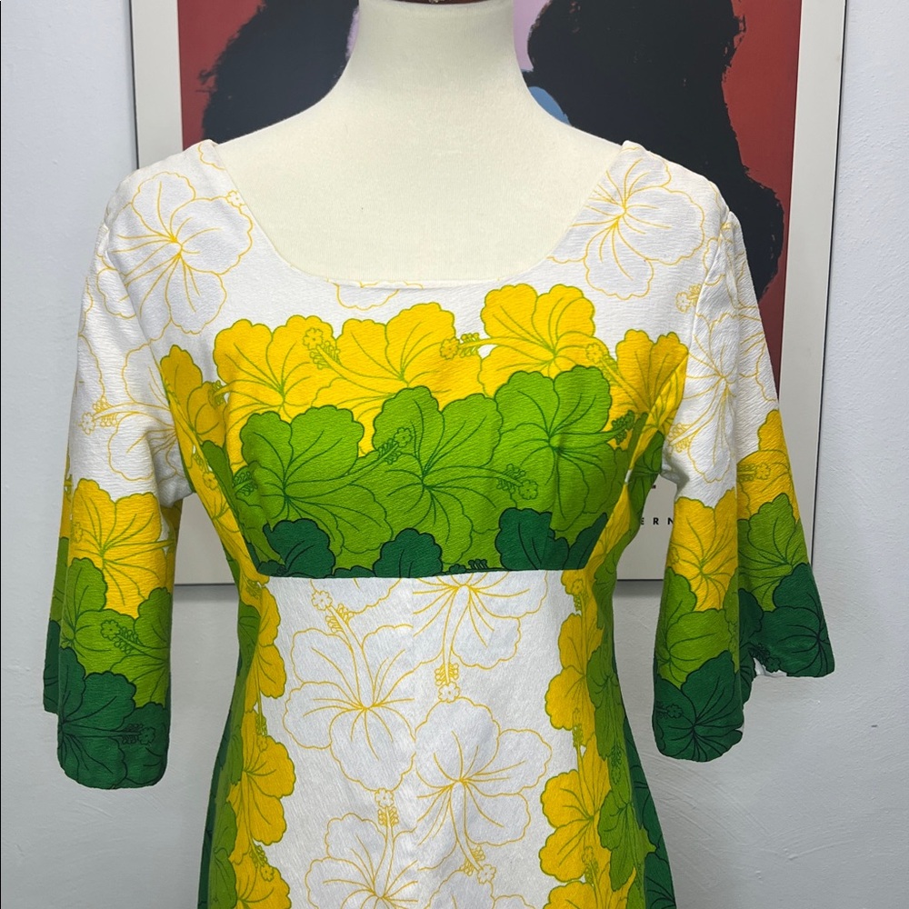 1960’s Ui-Maikai Hawaiian Maxi Dress - Picture 3 of 13